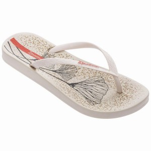 Beige Women's Ipanema Anatomic Temas XI Flip Flops | 3907482-BQ