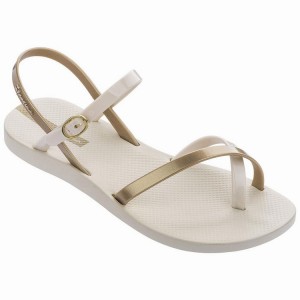 Beige / Gold Women's Ipanema Fashion VIII Sandals | 7523809-DU