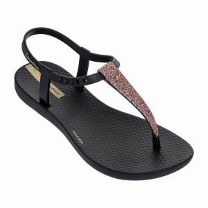 Black Kids'' Ipanema Shimmer Sandals | 8291307-QE