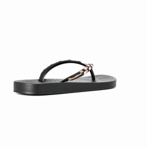 Black Women's Ipanema Ana Lovely X Flip Flops | 2907645-SC