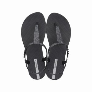 Black Women's Ipanema Class Pop II Sandals | 2158637-RJ