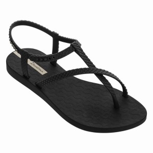 Black Women's Ipanema Class Wish Sandals | 4650982-BU