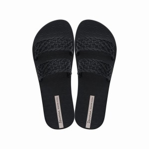 Black Women's Ipanema Renda Slides | 0612975-OB