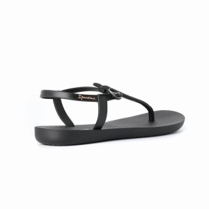 Black Women's Ipanema Ribba Sandals | 4708195-QO