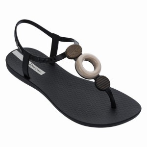 Black / Beige Women's Ipanema Class Modern Sandals | 3798024-BZ