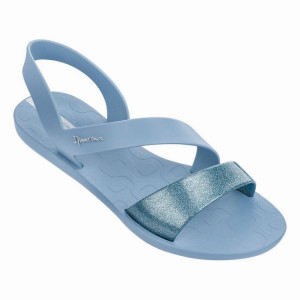 Blue Women's Ipanema Vibe Sandals | 3628104-KF