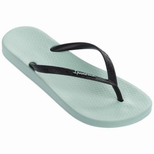 Blue / Black Women's Ipanema Anatomic Tan Flip Flops | 8106524-KD