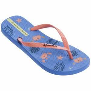 Blue / Pink Women's Ipanema Mr. Wonderful II Flip Flops | 9768153-OL