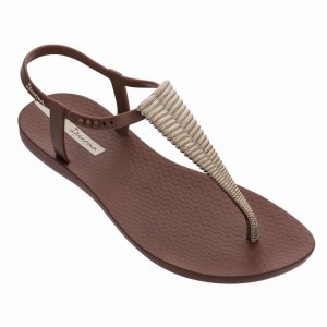 Brown Women's Ipanema Class Glam III Sandals | 4217583-TF