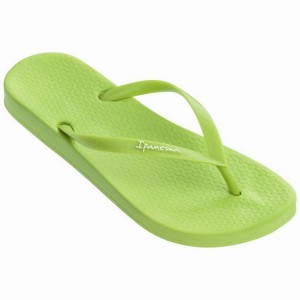 Green Women's Ipanema Anatomic Tan Colors Flip Flops | 0321894-FK