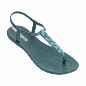 Green Women's Ipanema Charm VI Wave Sandals | 4832951-HK