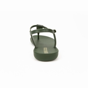 Green / Silver Women's Ipanema Shimmer Sandals | 3172590-DT