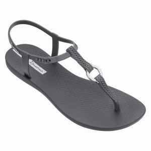 Grey Women's Ipanema Charm VII Aro Sandals | 4819762-EF