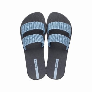 Grey / Blue Women's Ipanema City Sandals | 9085342-WF