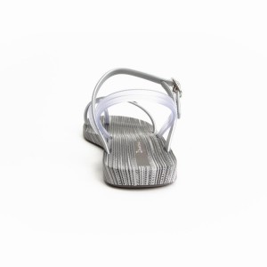 Grey / Silver Women's Ipanema Suzi Print Sandals | 0361247-EX