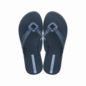 Navy Women's Ipanema Nexo Flip Flops | 3901582-OA