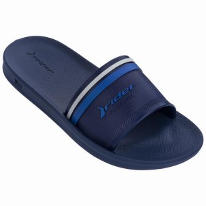 Navy / Blue Kids'' Ipanema Strike Plus Slides | 4913865-HX