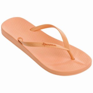 Orange Women's Ipanema Anatomic Tan Colors Flip Flops | 2840635-FL