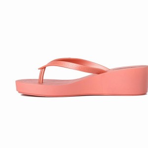 Pink Women's Ipanema Daisy Wedge Flip Flops | 3426085-BW