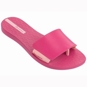 Pink Women's Ipanema Livia Flip Flops | 1684739-BQ