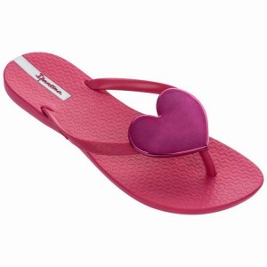 Pink Women's Ipanema Maxi Fashion II Flip Flops | 3192576-CT