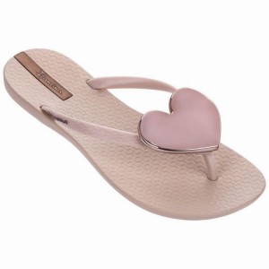 Pink Women's Ipanema Maxi Fashion II Flip Flops | 1789430-KC