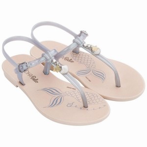 Pink / Grey Kids'' Ipanema Cacau Sereia Sandals | 9832647-CS