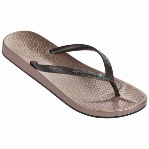 Pink / Grey Women's Ipanema Anatomic Brilliant III Flip Flops | 0254376-EG