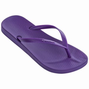 Purple Women's Ipanema Anatomic Tan Colors Flip Flops | 5180726-VZ