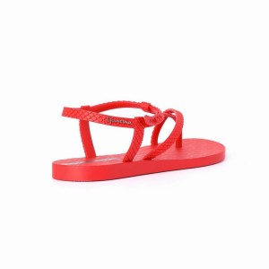 Red Women's Ipanema Aphrodite Sandals | 4980715-CM