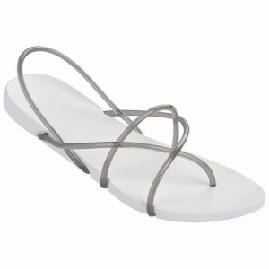 White / Grey Women's Ipanema Philippe Starck Thing G Sandals | 3578019-SR