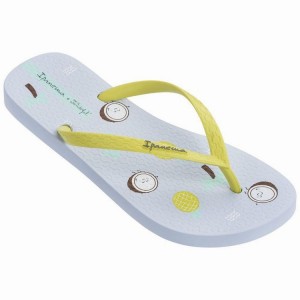 White / Yellow Women's Ipanema Mr. Wonderful II Flip Flops | 7624859-QB