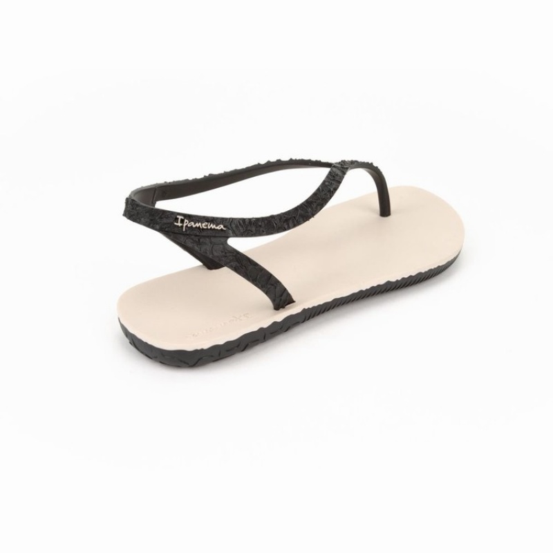 Beige / Black Women's Ipanema Jo Sandals | 4356729-DY