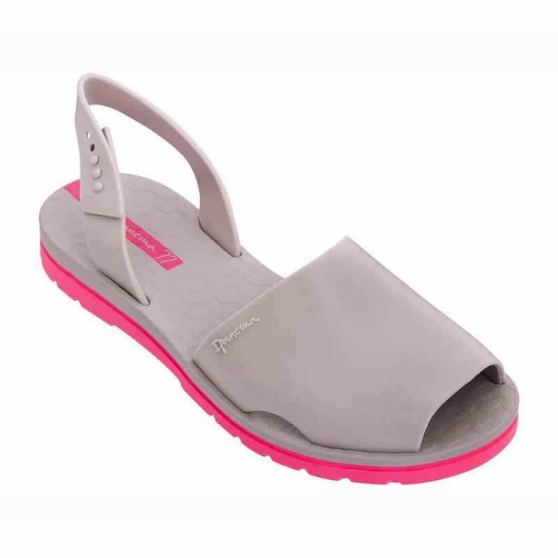 Beige / Pink Women's Ipanema Barcelona Sandals | 2471586-KS