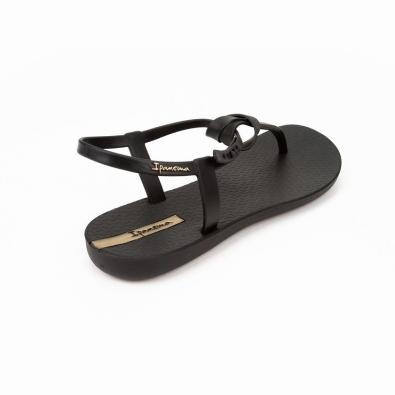 Black Women's Ipanema Ellie Sandals | 0715243-HJ