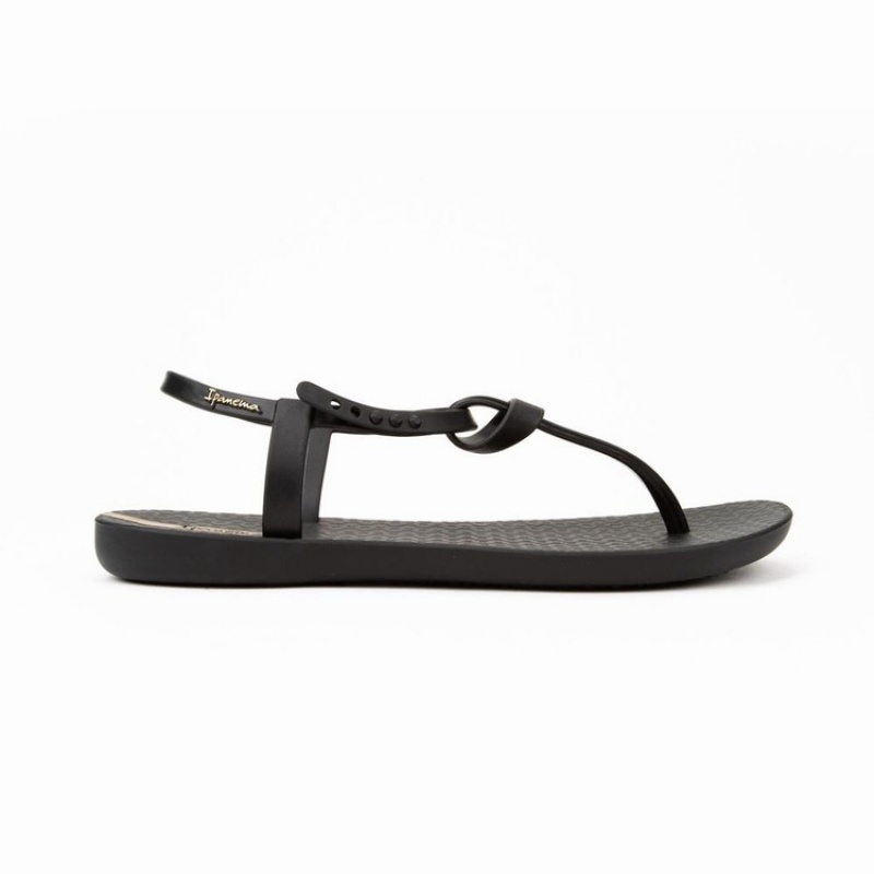 Black Women's Ipanema Ellie Sandals | 0715243-HJ