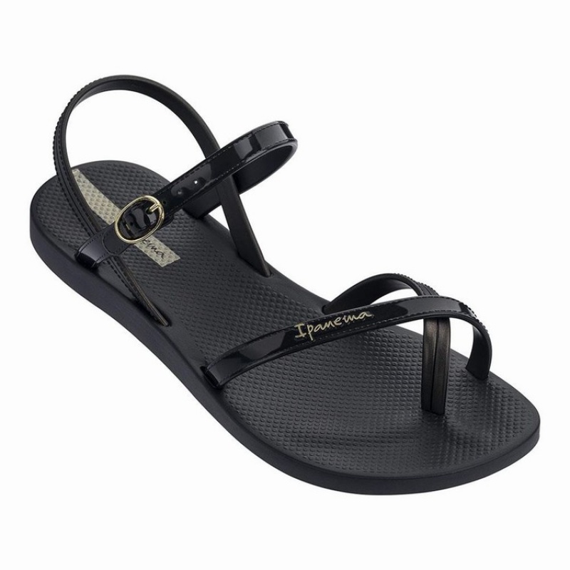 Black Women\'s Ipanema Fashion VII Sandals | 5817392-WK