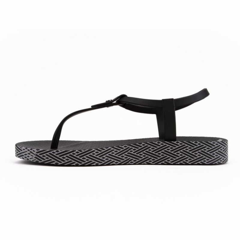 Black Women's Ipanema Plush Weave Sandals | 1297380-GS