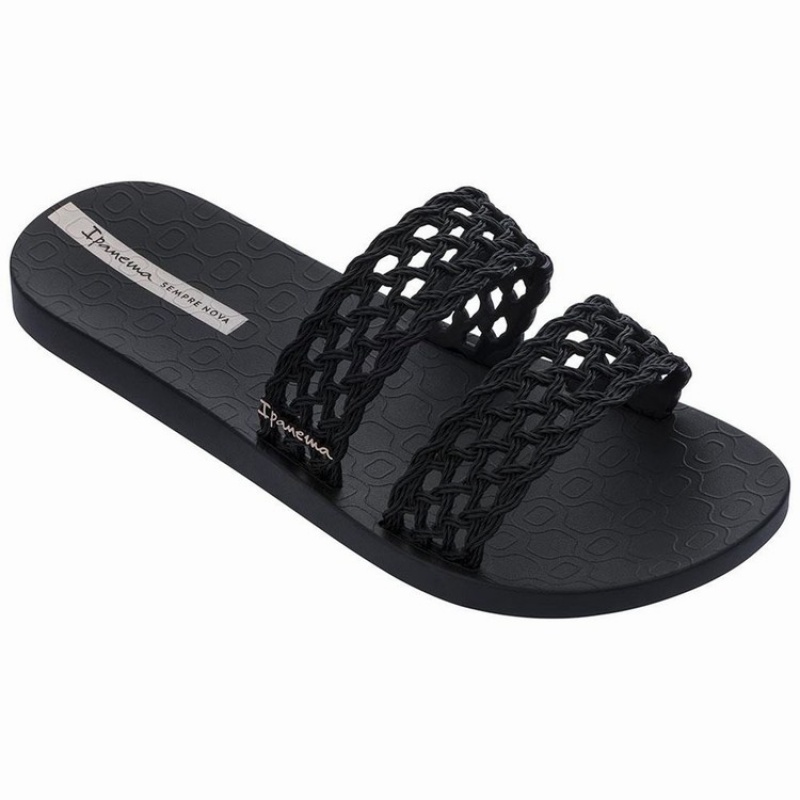 Black Women's Ipanema Renda Slides | 0612975-OB