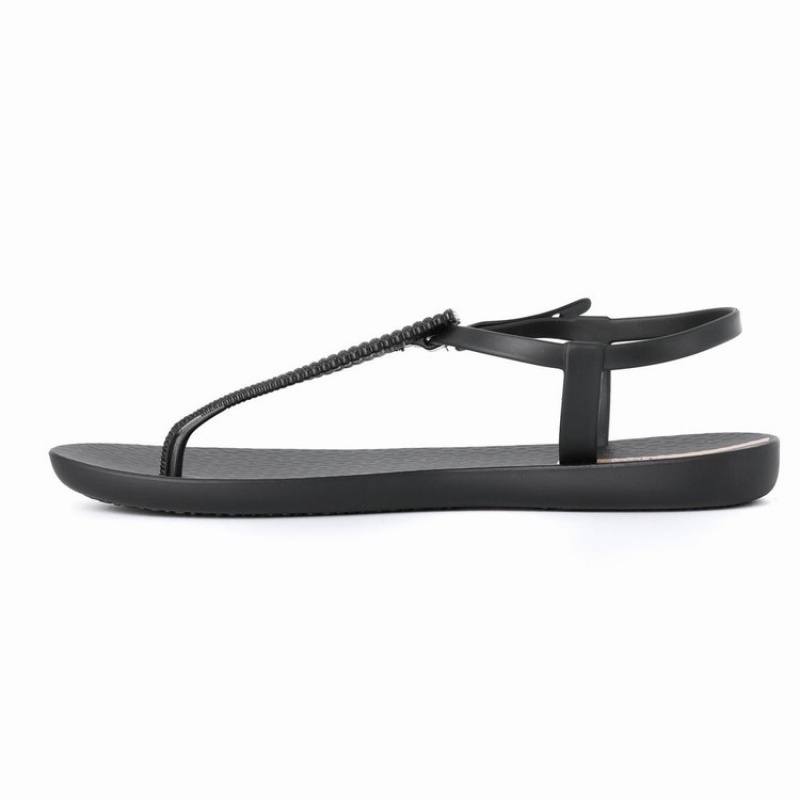 Black Women's Ipanema Ribba Sandals | 4708195-QO