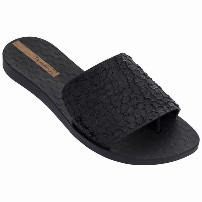 Black Women's Ipanema Skin Sandals | 7854216-WH