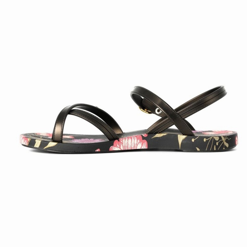 Black Women's Ipanema Suzi Print II Sandals | 4539826-MN