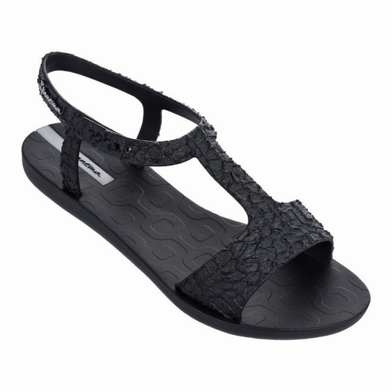 Black Women\'s Ipanema Venus Sandals | 6507843-LB