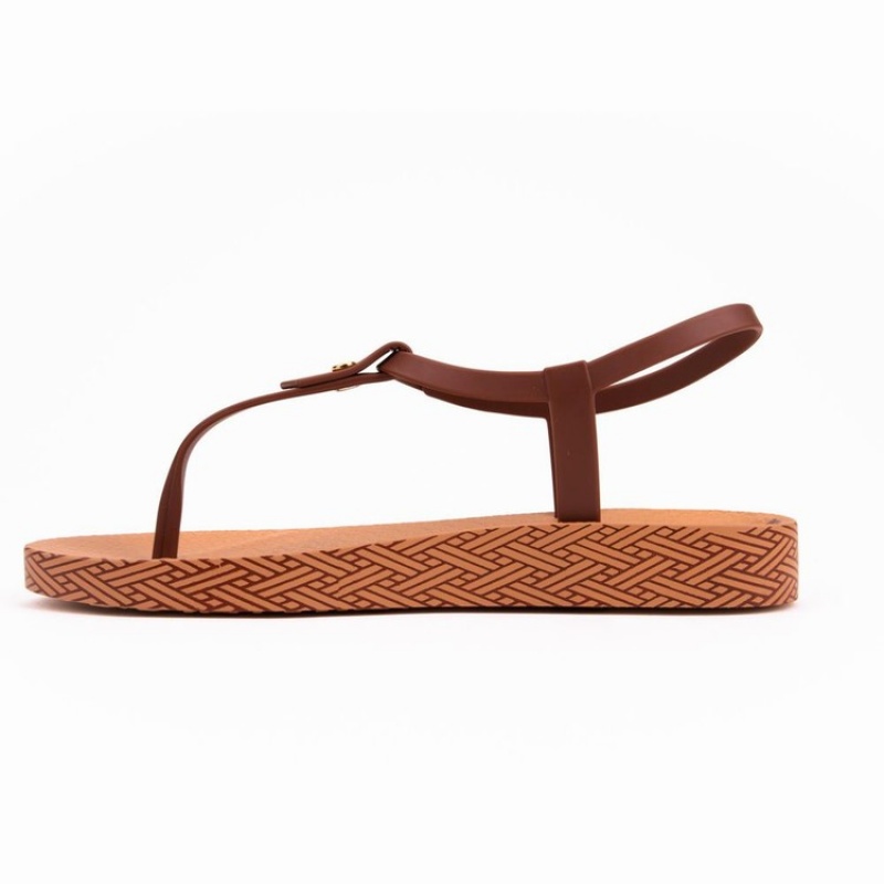 Brown Women's Ipanema Plush Weave Sandals | 4567213-DP