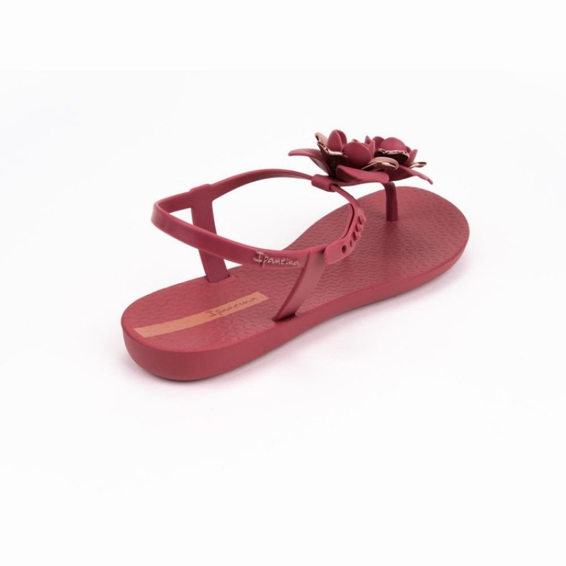 Burgundy Women's Ipanema Floret Sandals | 0286957-LW