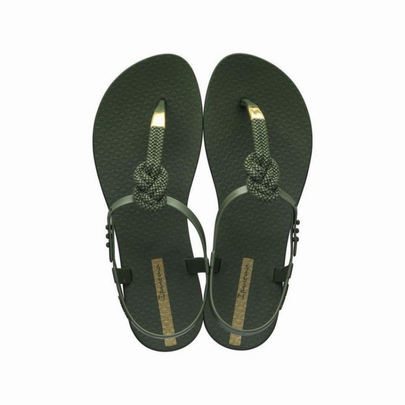 Green Women's Ipanema Class Glam II Sandals | 5439786-TJ