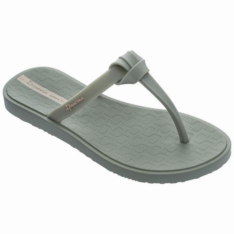 Green Women's Ipanema Nó Flip Flops | 6149723-WM