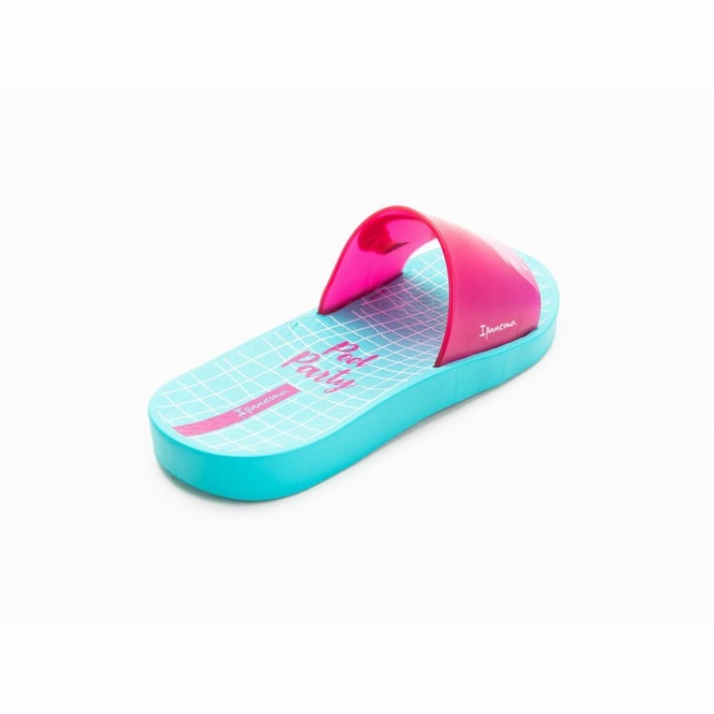 Green / Pink Kids'' Ipanema Slippy Sandals | 6218357-YM