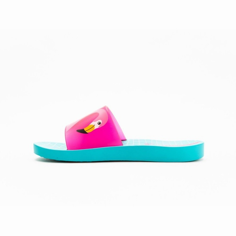 Green / Pink Kids'' Ipanema Slippy Sandals | 6218357-YM