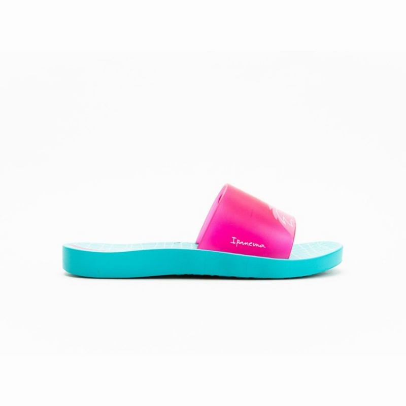 Green / Pink Kids'' Ipanema Slippy Sandals | 6218357-YM